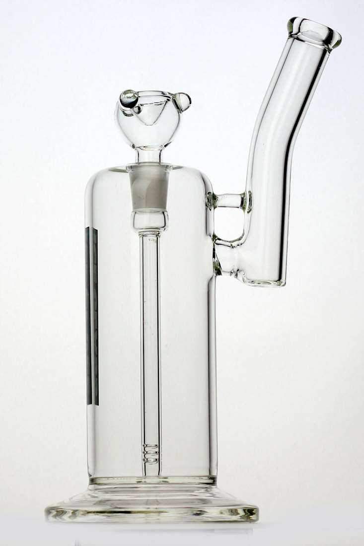 f2482d50-2f86-4352-ae9f-90c230a13ce8 12" Ice Glass Beanpole Stem Bubbler