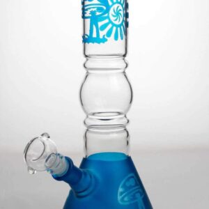 12" Color Coated Glass Water Bong