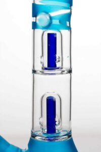 12" infyniti double shower head beaker Bong