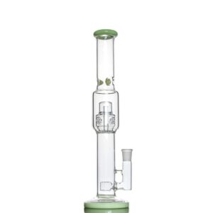 flower-king-glass-bongs-water-pipes-fol-to-sol-clean-clear-glass-water-pipes-12 16 inch Glass Bong with Flower of Life perc to Matrix perc 18.8mm