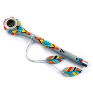 Gadzyl Long Aztec Metal Pipe