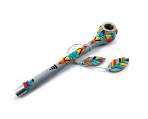 Gadzyl Long Aztec Metal Pipe