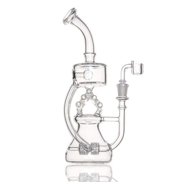 12" Swiss Perc Recycler Dab Rig