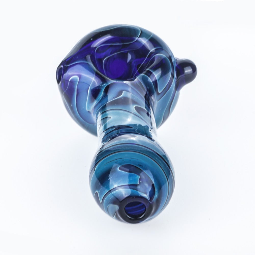 Heady Pattern Glass Hand Pipe