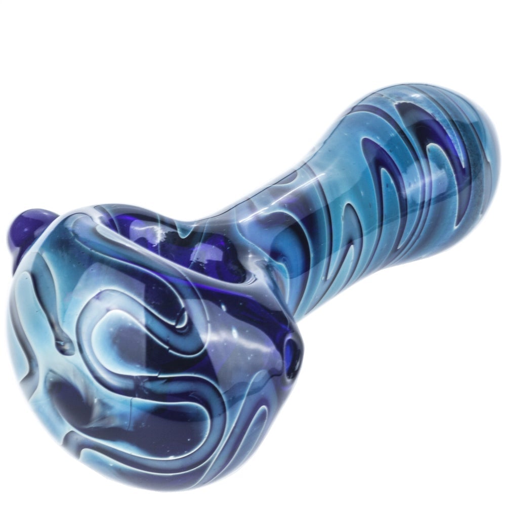 Heady Pattern Glass Hand Pipe