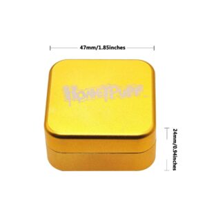Honeypuff Square Novelty Herb Grinder 2 Layer 47MM (2 Color)