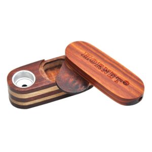 Hornet Wooden Two Layer Portable Twister Pipe W/ Storage