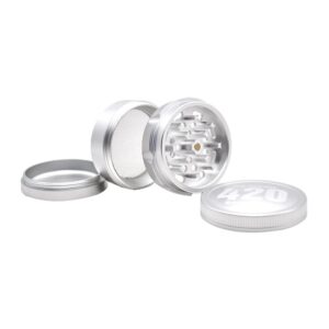 "It's Always 420 Somewhere" Grinder 4 Layer 63MM (2 Color)