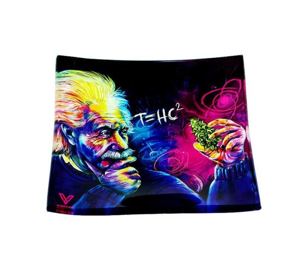 Glass Rectangular Cigarette Rolling Tray