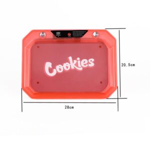 LED Luminous Plastic Cigarette Rolling Tray