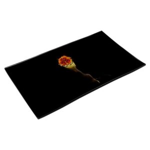 Anti Falling Glass Cigarette Smoking Rolling Tray
