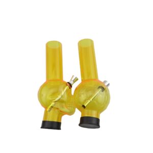 Two Tone Silicone Gas Mask Bong with Acrylic Skull Bong