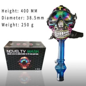jpg_228bbd81-772d-4b06-a92f-cd146fbde604 Skull Fabric Gas Mask Bong Shades w/ Bent Water Pipe