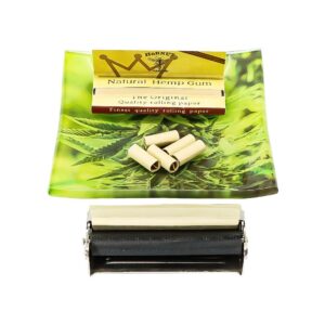Small Square Glass Cigarette Rolling Tray