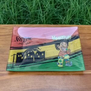 Mexico Vacation Wind Break Proof Glass Rolling Tray