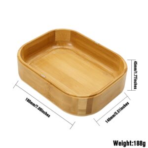 Bamboo&Wood Storage Box Cigarette Rolling Tray