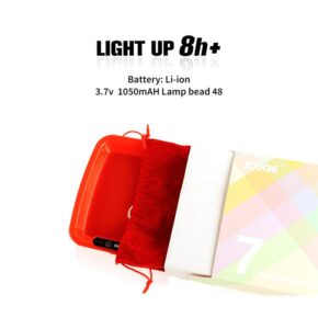 Portable LED Luminous Metal Rolling Tray