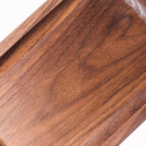 Solid Wood Walnut Storage Rolling Tray