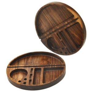 Walnut Solid Wood Cigarette Rolling Tray