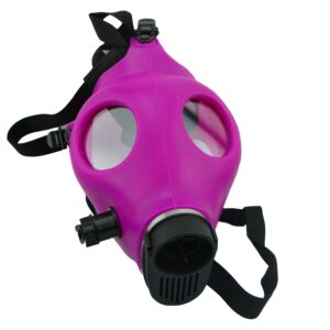 Smoking Silicone Gas Mask Bong with Acrylic Water Pipe