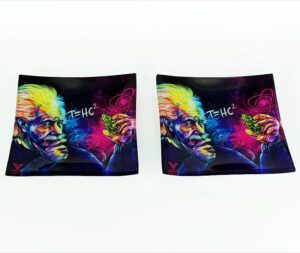 Glass Rectangular Cigarette Rolling Tray