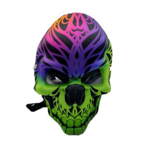 Skull Silicone Gas Mask Bong with Acrylic Water Pipe
