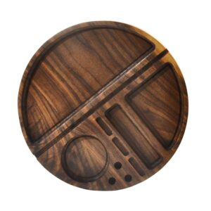 Walnut Solid Wood Cigarette Rolling Tray