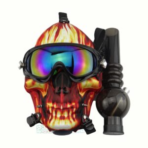 jpg_c1559354-bce3-4fcf-8638-b8d2817dd53e Skull Fabric Gas Mask Bong Shades w/ Bent Water Pipe