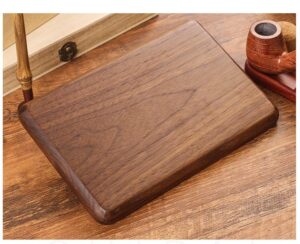 Solid Wood Walnut Storage Rolling Tray