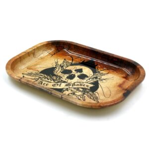 Accommodates Cigarette Metal Rolling Tray