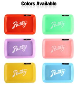 Portable LED Luminous Metal Rolling Tray
