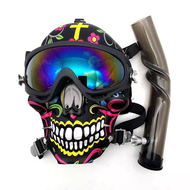 jpg_fa174faa-4020-4ed9-8cef-10c2ed8d4df8 Skull Fabric Gas Mask Bong Shades w/ Bent Water Pipe