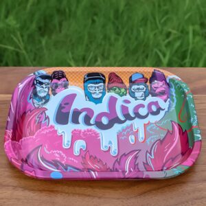 Popular Pattern Tinplate Metal Cigarette Rolling Tray