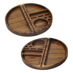 Walnut Solid Wood Cigarette Rolling Tray