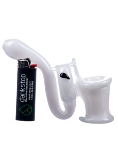 Toilet Bowl Glass Sherlock Pipe