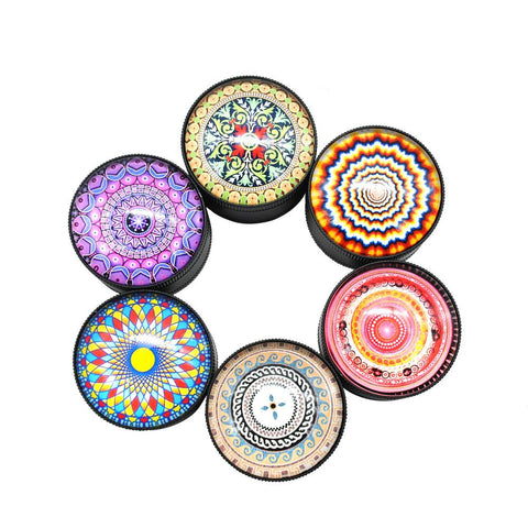 Mandala Novelty Herb Grinder 3 Layer (Random Color) | Free Australia Shipping