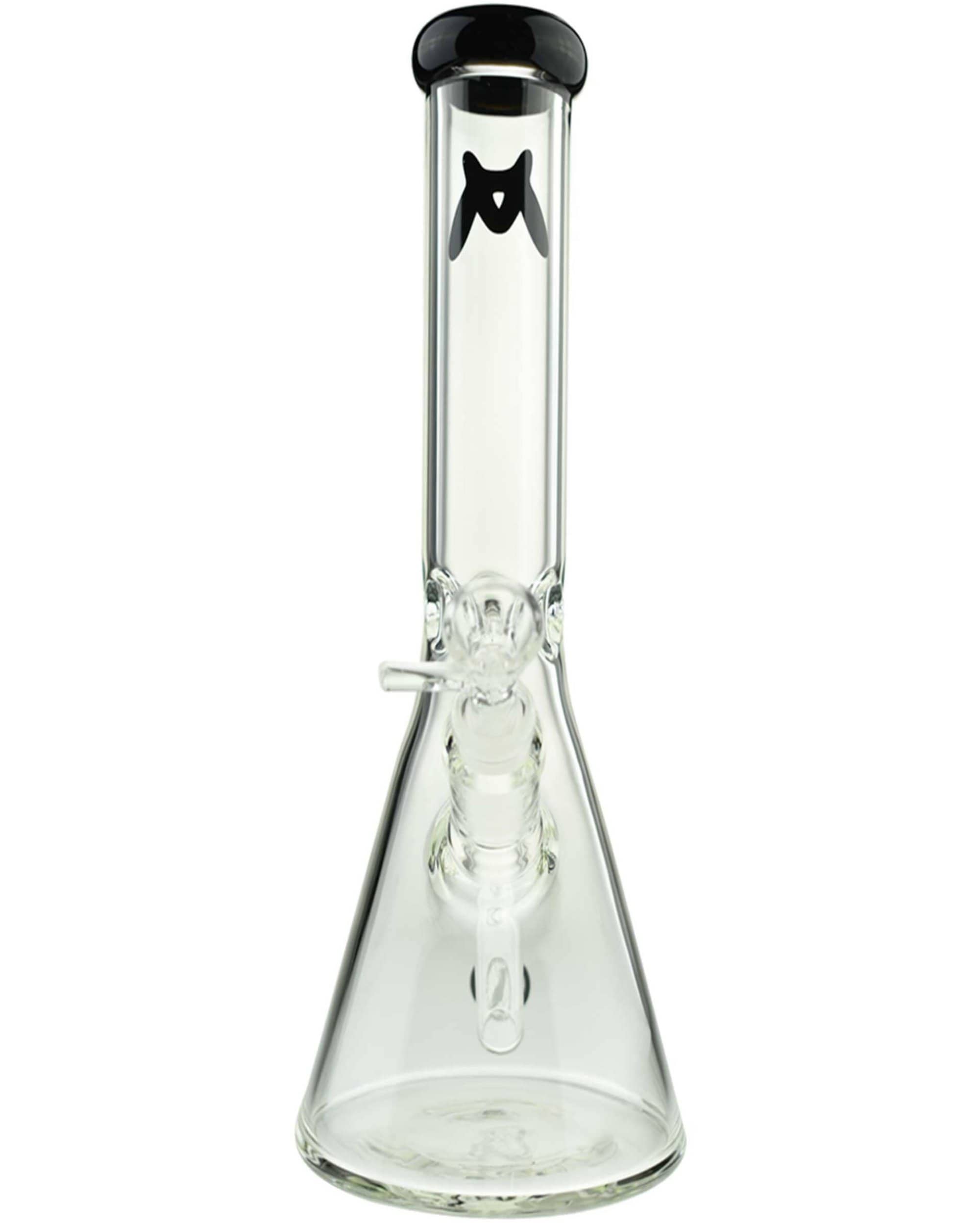 mav-glass-44mm-color-top-beaker-black-bong-b44top-black-15577587613770 44mm Color Top Beaker Bong