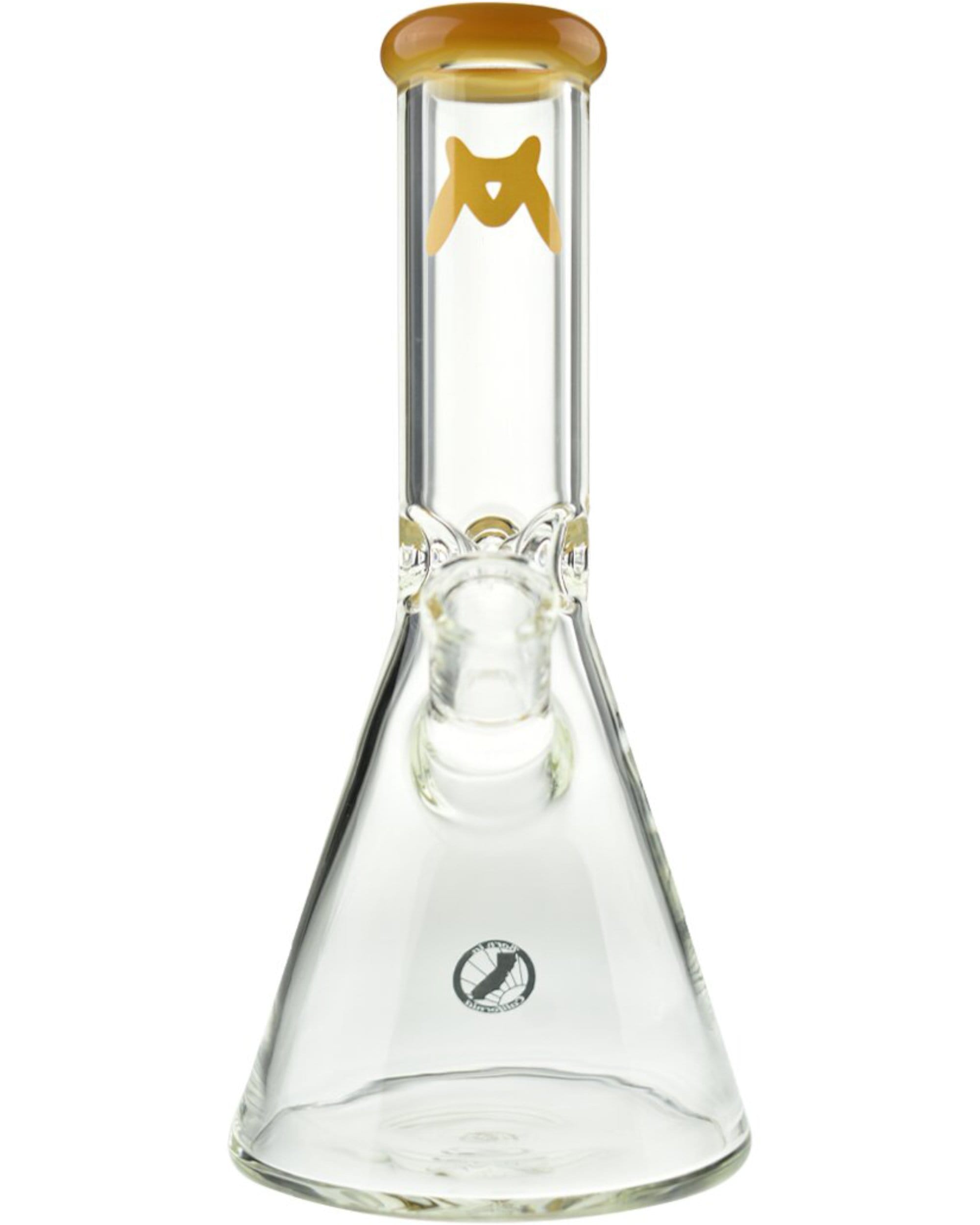 mav-glass-44mm-color-top-beaker-butter-bong-b44top-butter-15541068365898 44mm Color Top Beaker Bong