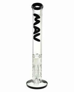 mav-glass-color-accented-triple-honeycomb-disc-straight-tube-black-bong-33650-black-15596034687050 Color Accented Triple Honeycomb Disc Straight Tube Bong