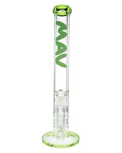 mav-glass-color-accented-triple-honeycomb-disc-straight-tube-ooze-bong-33650-ooze-15596034752586 Color Accented Triple Honeycomb Disc Straight Tube Bong