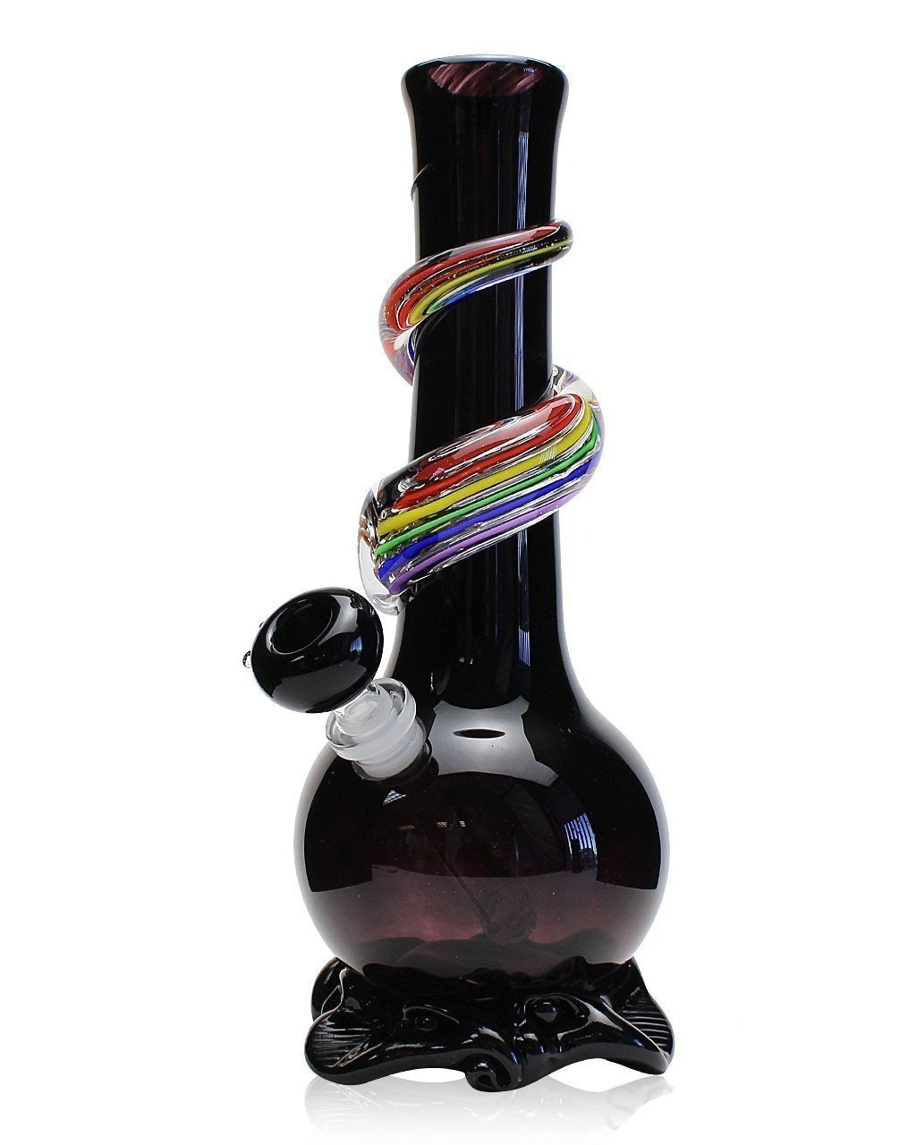 noble-glass-small-rainbow-wrapped-soft-glass-bong-12817240490086 Noble Glass Small Rainbow Wrapped Soft Glass Bong