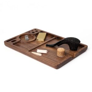 Wood Walnut Straw Tobacco Rolling Tray