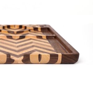 Zebra Pattern Cigarette Straw Rolling Tray