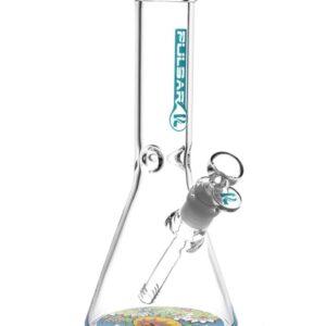 Pulsar 10" Psychedelic Turtle Beaker Bong