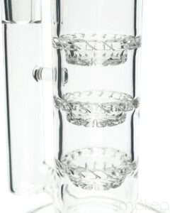 Pulsar 14" Straight Triple Turbine Bong