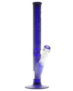 pure-glass-14-deluxe-straight-tube-blue-frost-bong-ss-1842-15449395462218 14" Deluxe Straight Tube