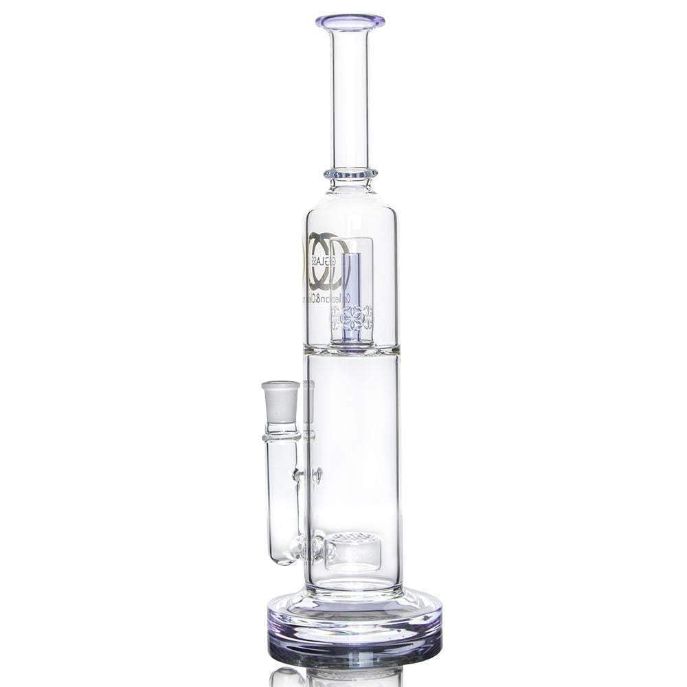 seedsphere-glass-bongs-water-pipes-with-flower-of-life-perc-to-4-sol-perc-188mm-joint-16-inch-height-water-pipes-4 16 inch Glass Bong with Flower of Life perc to SOL Showerhead perc 18.8mm