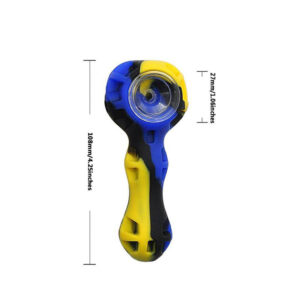 Silicone Weed Bowl/Dab Pipe ( Random Color )