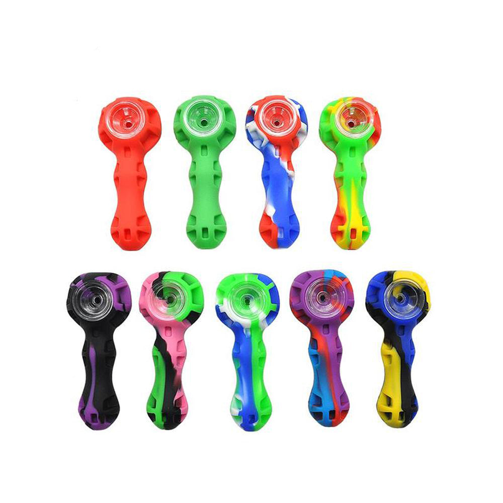 Silicone Weed Bowl/Dab Pipe ( Random Color )