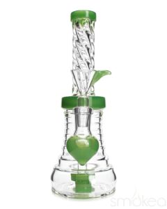 smokea-8-cut-glass-mini-bong-green-5260774899814_935f04c3-9a35-447b-8a1e-590f49c34d26 SMOKEA 8" Cut Glass Mini Bong